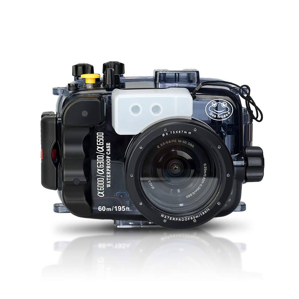 Sea frogs α6000 α6300 α6500 用ハウジング　ダイビング Sea Frogs Diving Camera Housing For Sony a6500/a6300/a6000